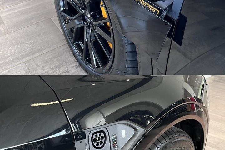 Sort Audi e-tron fra 2023