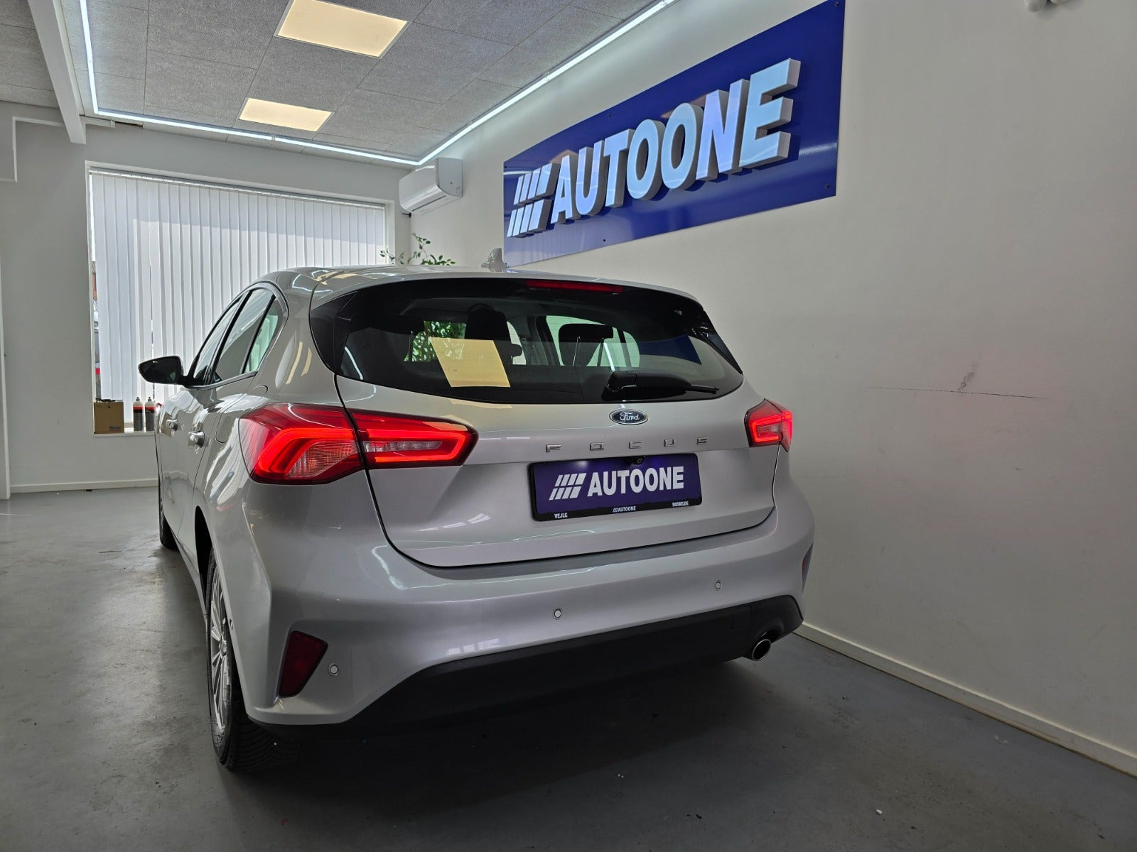 Sølv Ford Focus fra 2018