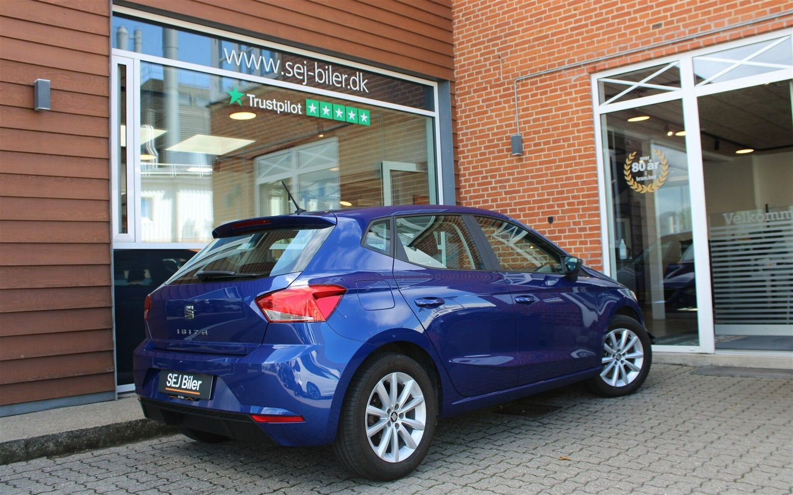 Blå Seat Ibiza fra 2020