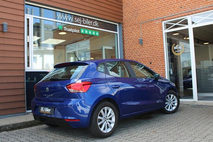 Blå Seat Ibiza fra 2020