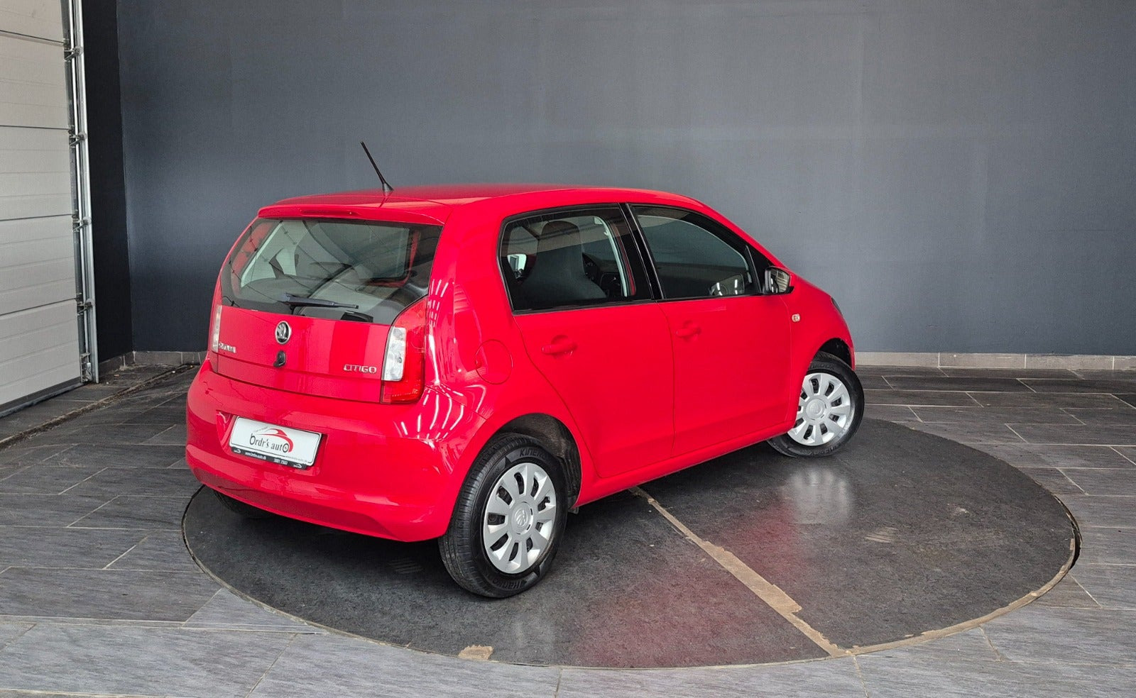Rød Skoda Citigo fra 2017