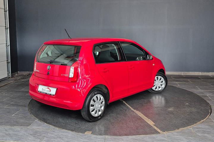 Rød Skoda Citigo fra 2017