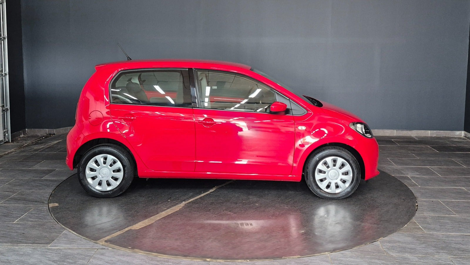 Rød Skoda Citigo fra 2017