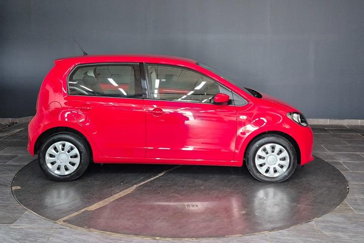 Rød Skoda Citigo fra 2017