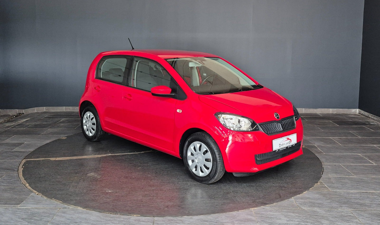 Rød Skoda Citigo fra 2017