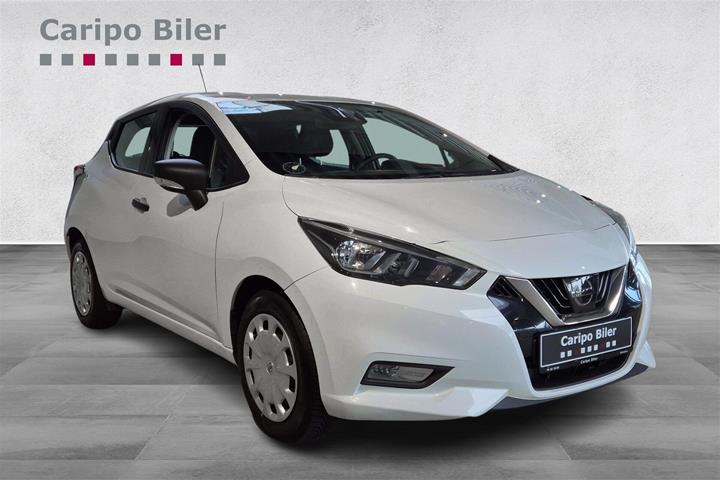 Hvid Nissan Micra fra 2018
