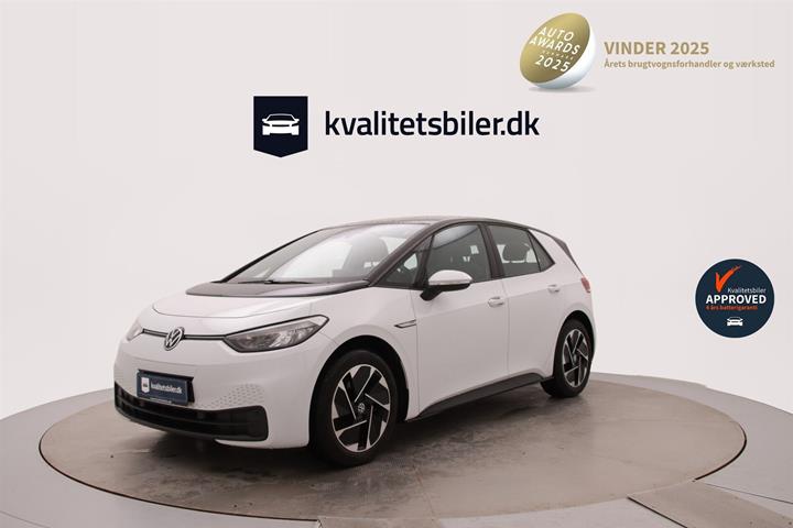 Hvid VW ID.3 fra 2021