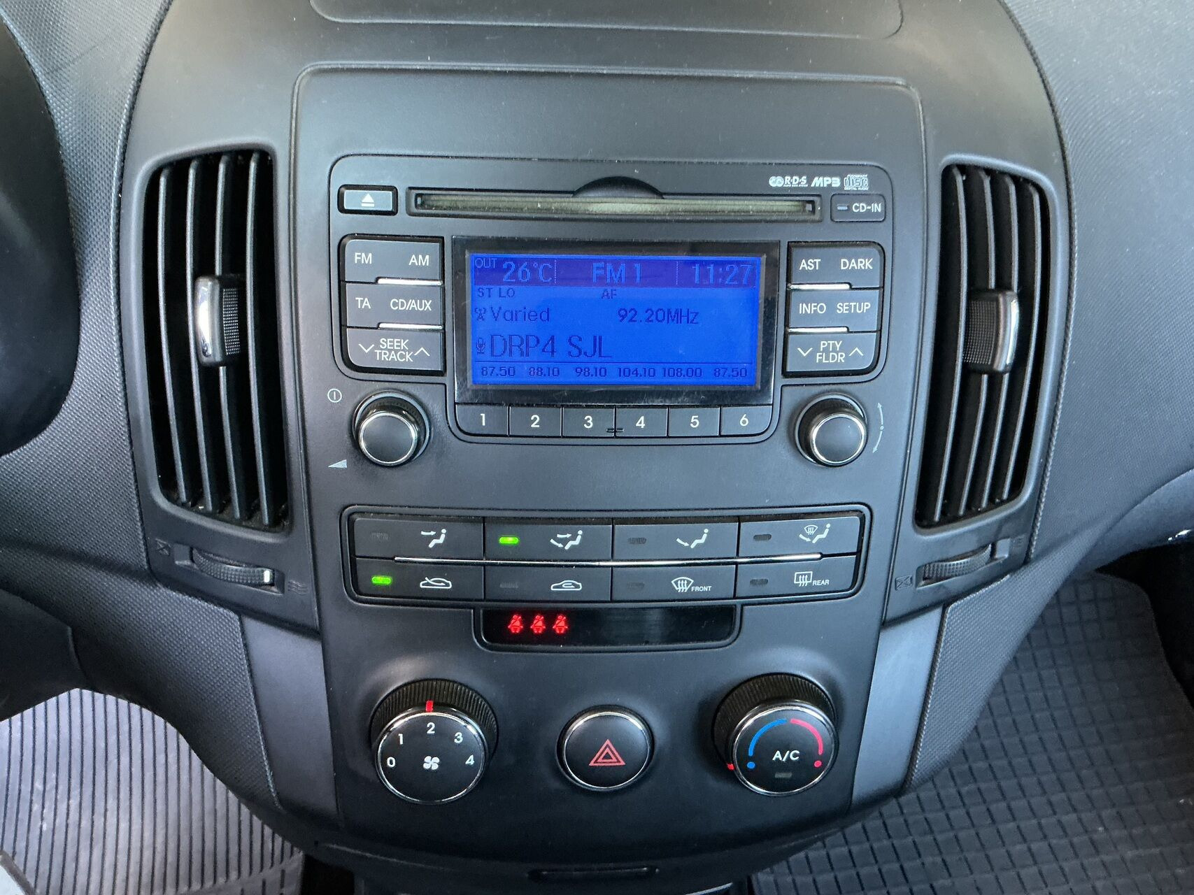 Blå Hyundai i30 fra 2011