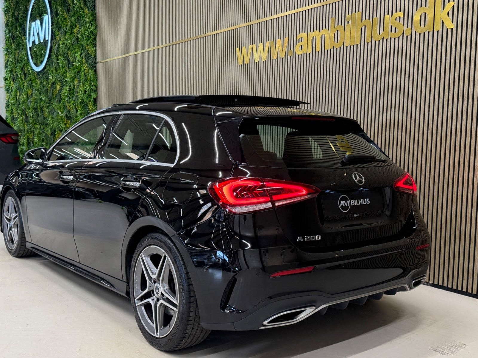 Sort Mercedes A200 fra 2018