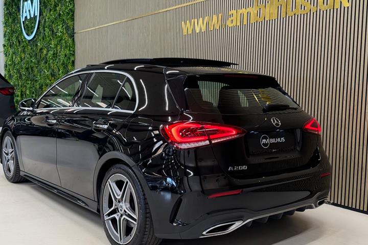 Sort Mercedes A200 fra 2018