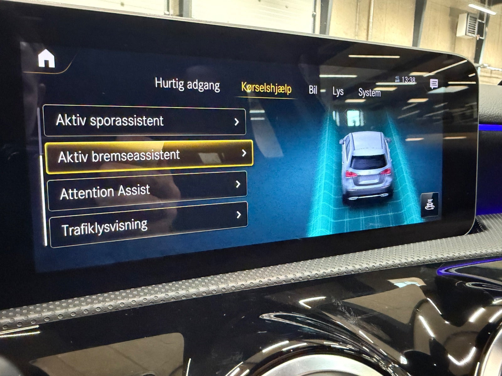 Sort Mercedes A200 fra 2018