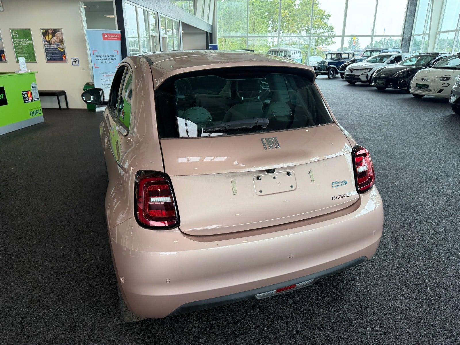 Gul Fiat 500e fra 2023