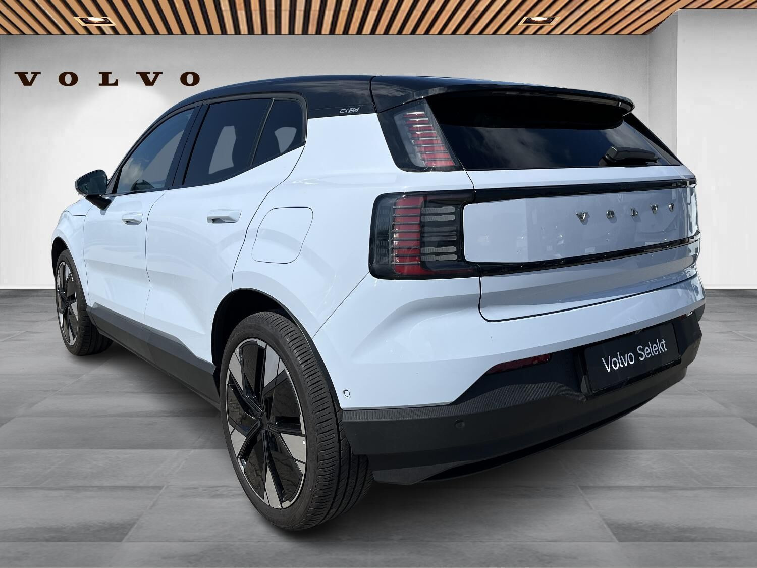 Blå Volvo EX30 fra 2024