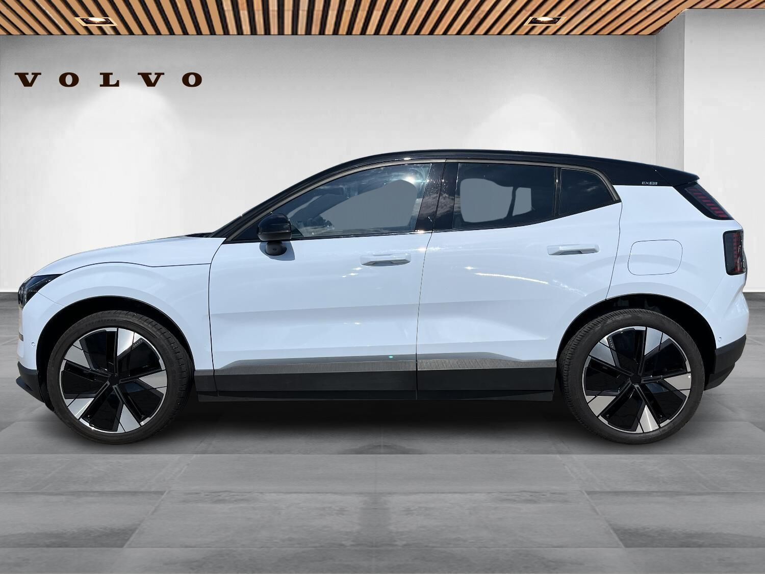 Blå Volvo EX30 fra 2024