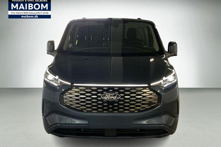 Blå Ford E-Transit Custom 320 L1 fra 2026