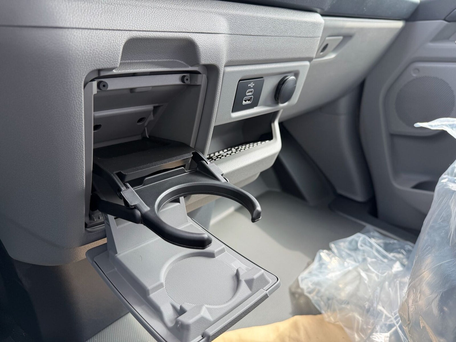 Blå Ford E-Transit Custom 320 L1 fra 2026