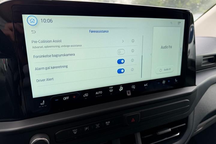Hvid Ford E-Transit Custom 320 L1 fra 2026