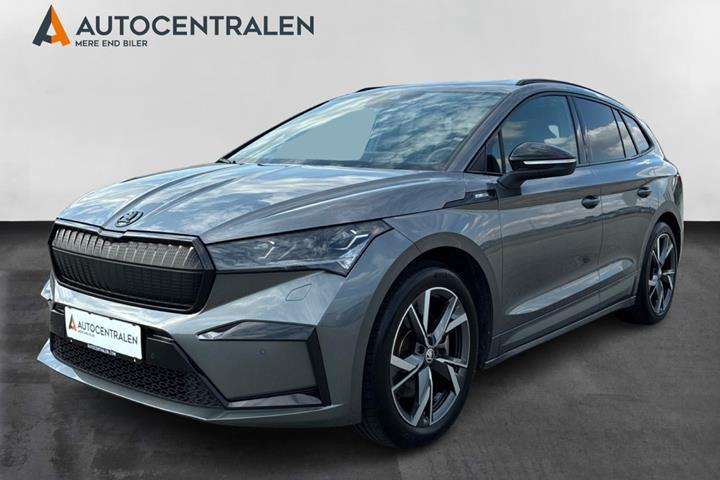 Grå Skoda Enyaq fra 2025
