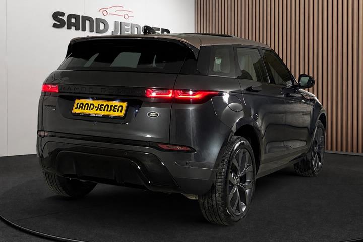 Grå Land Rover Range Rover evoque fra 2023