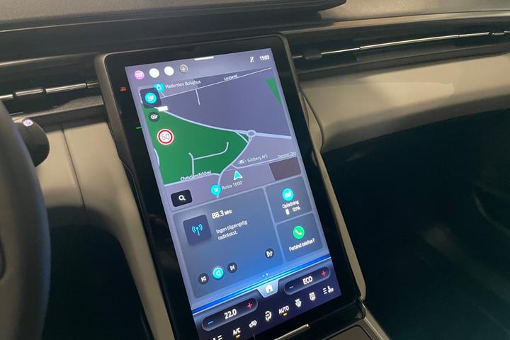 Rød Ford Explorer fra 2025