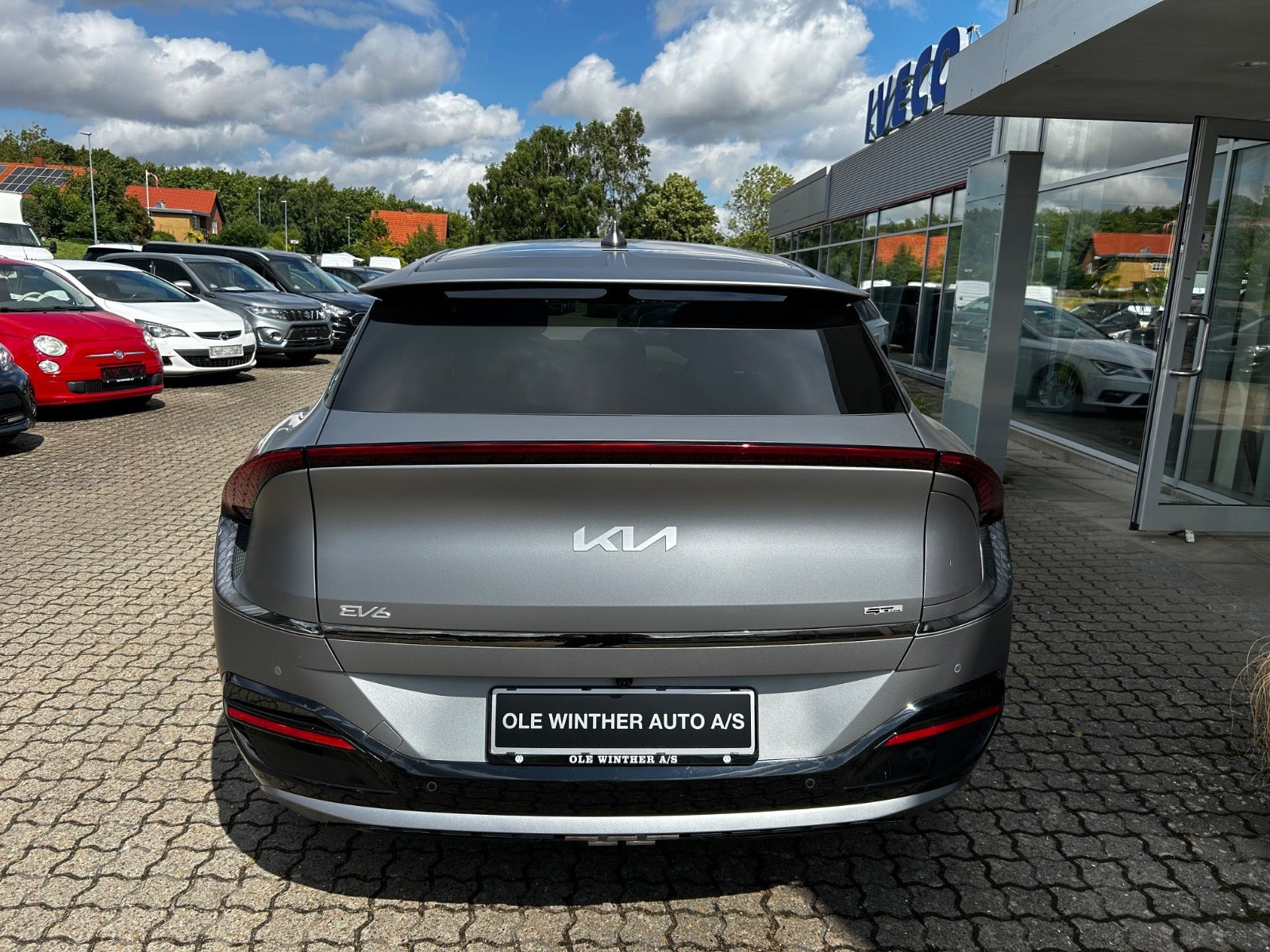 Grå Kia EV6 fra 2024
