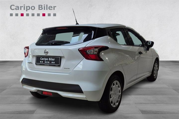 Hvid Nissan Micra fra 2018
