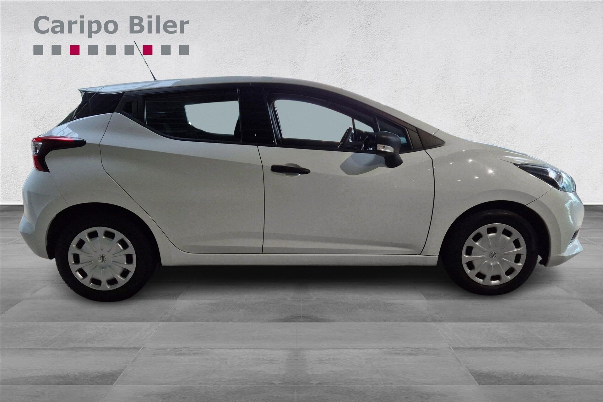 Hvid Nissan Micra fra 2018