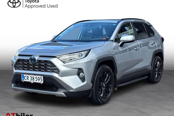 Sølv Toyota RAV4 fra 2020