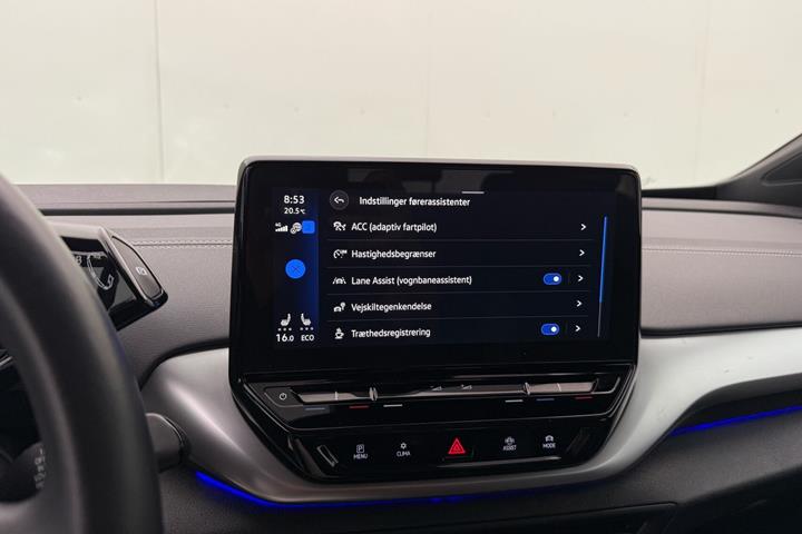 Blå VW ID.4 fra 2023