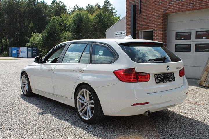 Hvid BMW 320d fra 2014