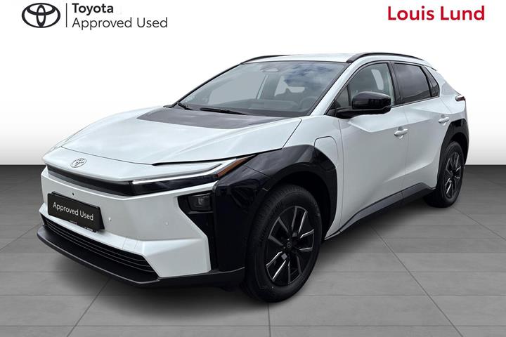 Hvid Toyota BZ4X fra 2026