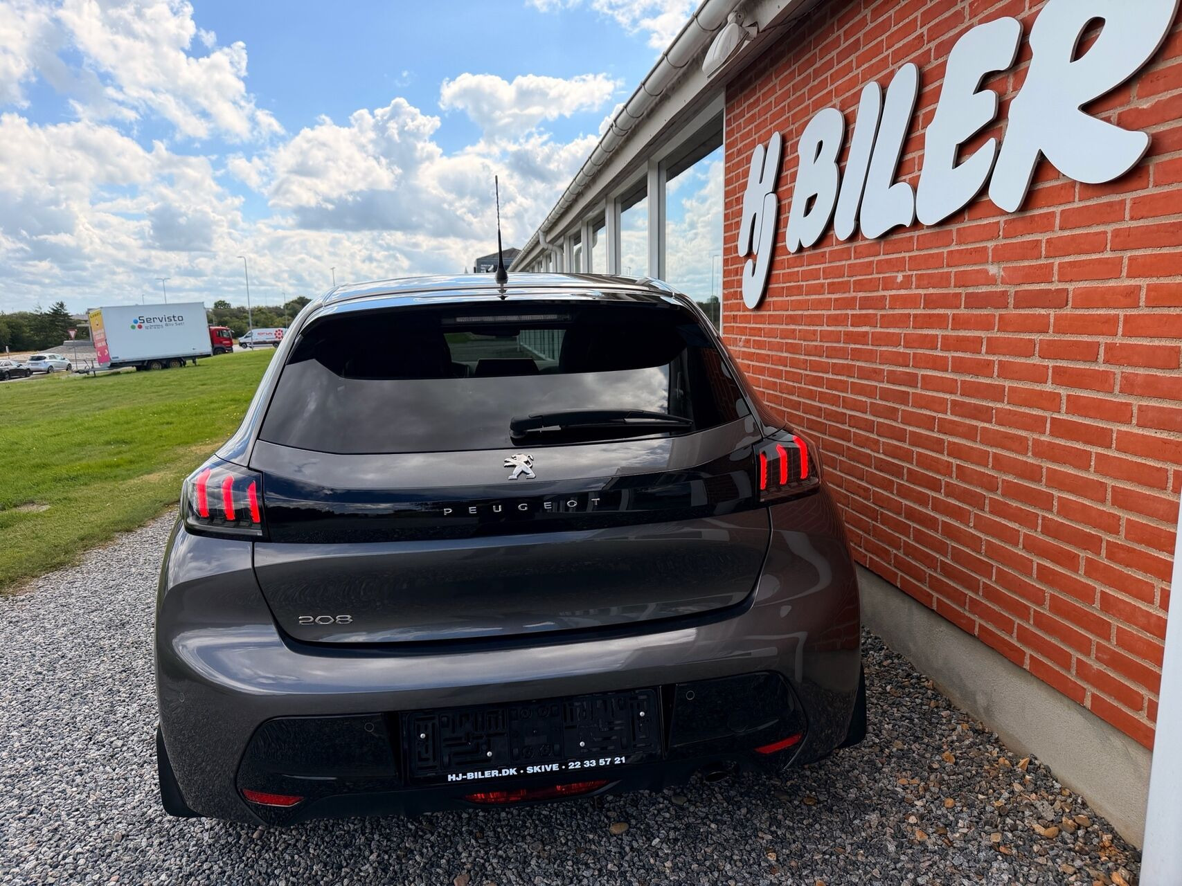 Sort Peugeot 208 fra 2020
