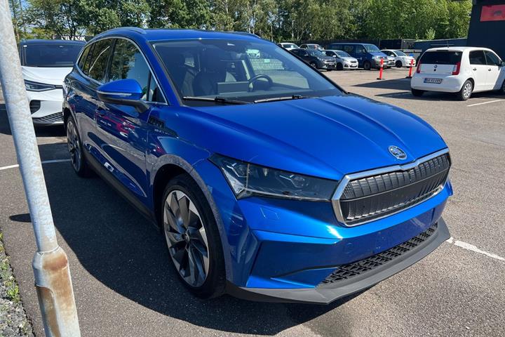 Grøn Skoda Enyaq fra 2021