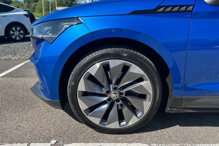 Grøn Skoda Enyaq fra 2021