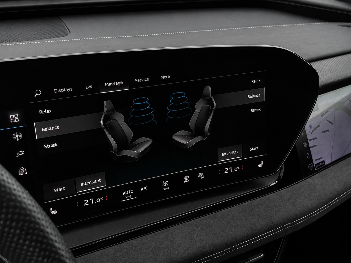 Sort Audi Q6 e-tron fra 2024