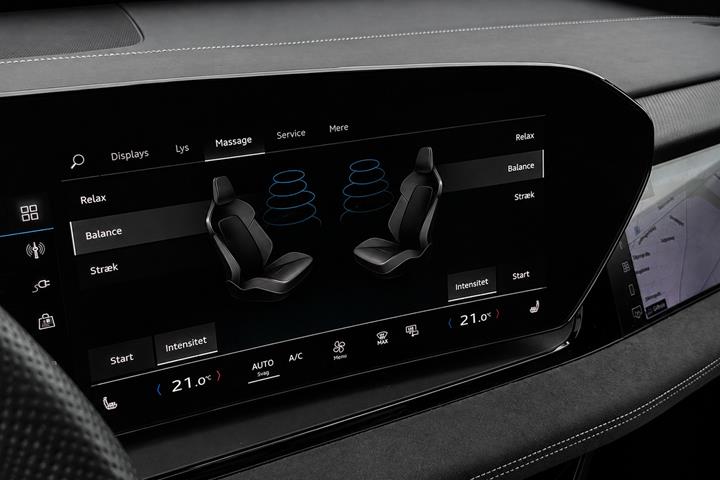 Sort Audi Q6 e-tron fra 2024