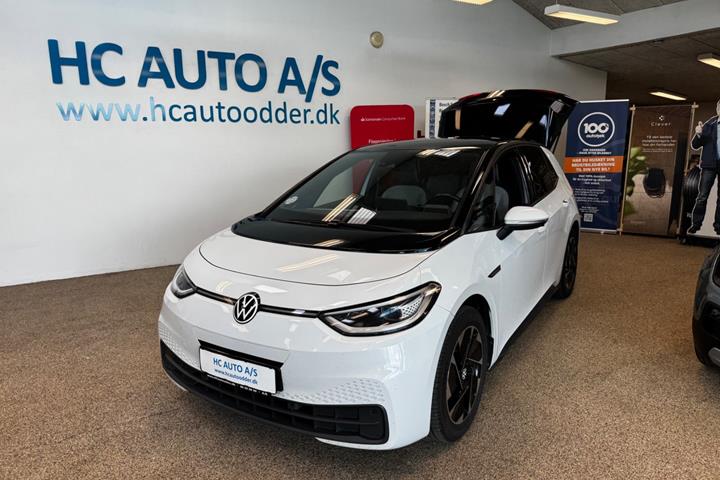 Hvid VW ID.3 fra 2021