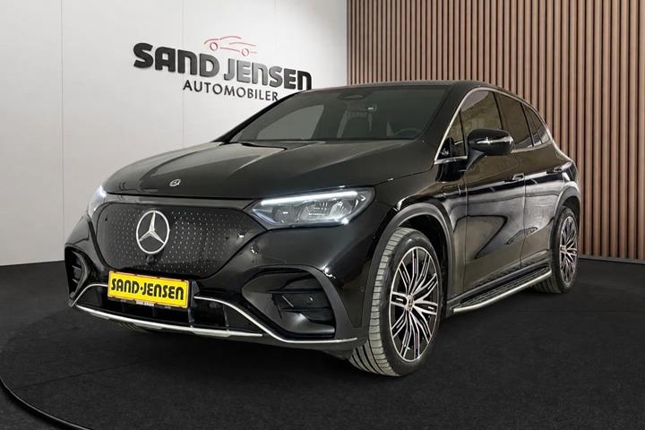 Sort Mercedes EQE350 SUV fra 2025 set udefra