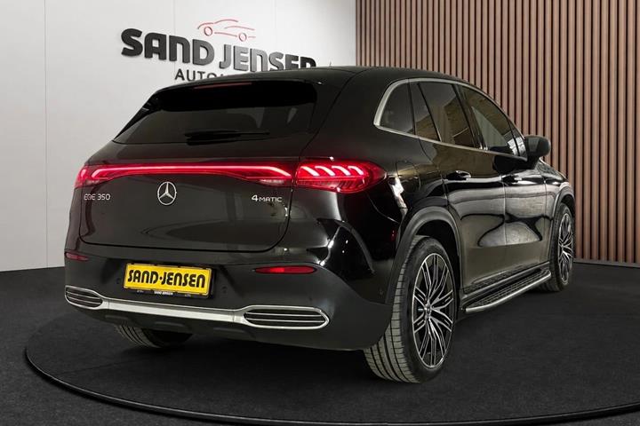Sort Mercedes EQE350 SUV fra 2025