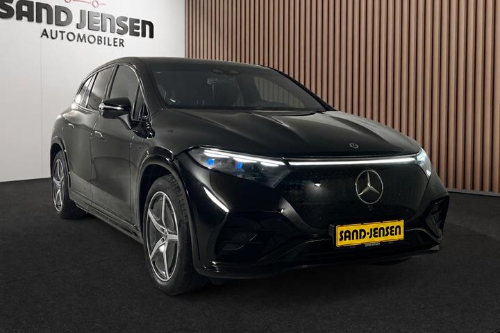 Sort Mercedes EQS580 SUV fra 2024