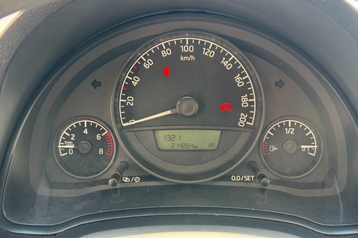 Rød Skoda Citigo fra 2013