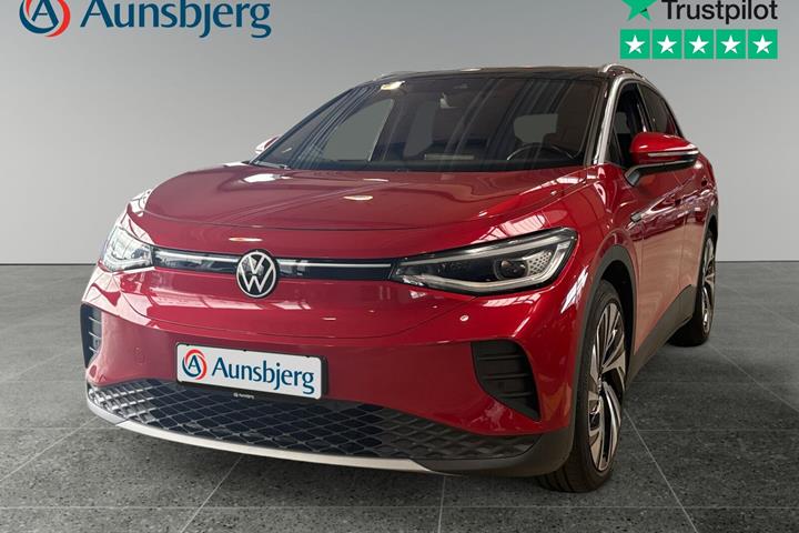 Rød VW ID.4 fra 2024 set udefra