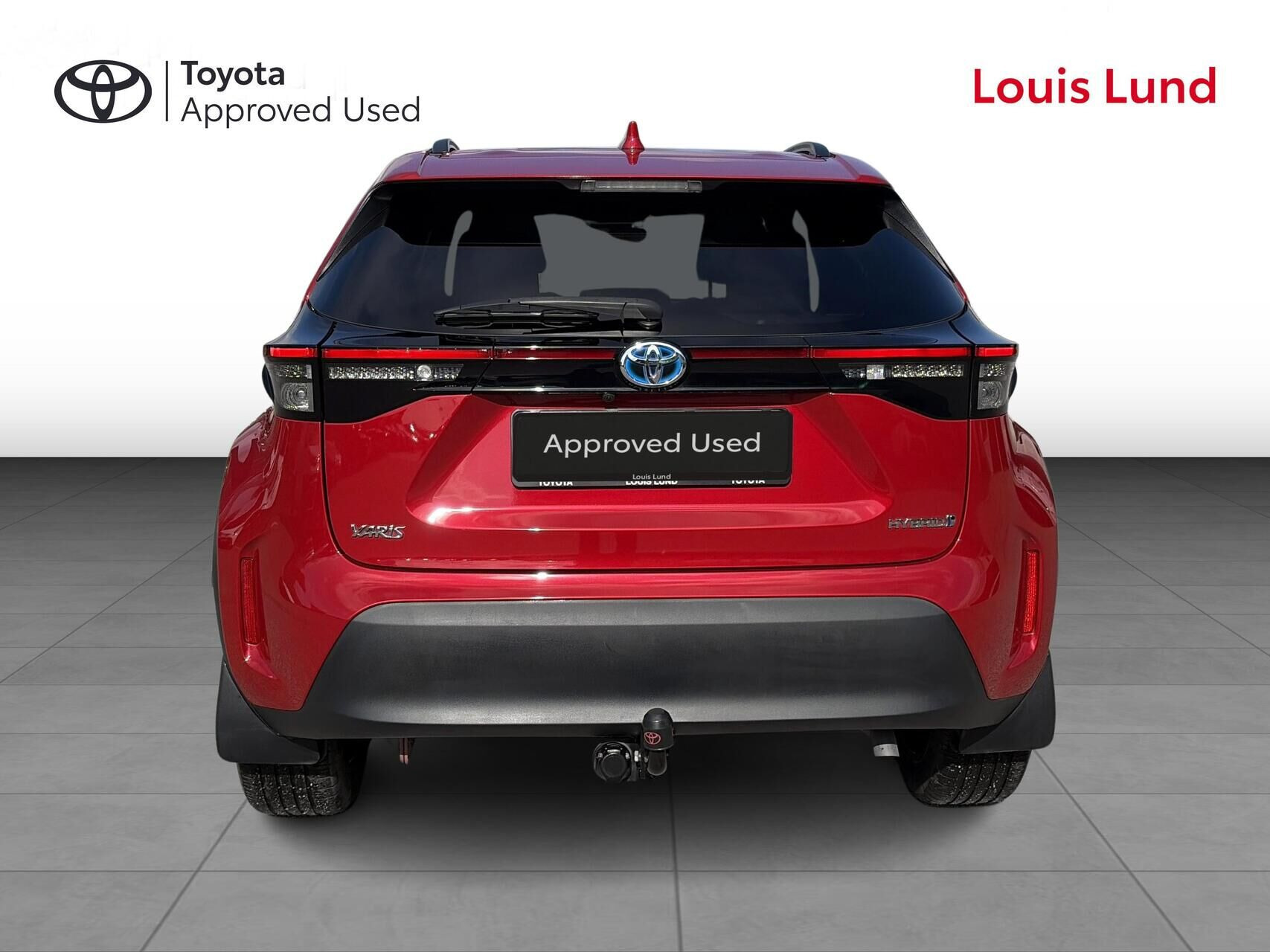 Rød Toyota Yaris Cross fra 2022