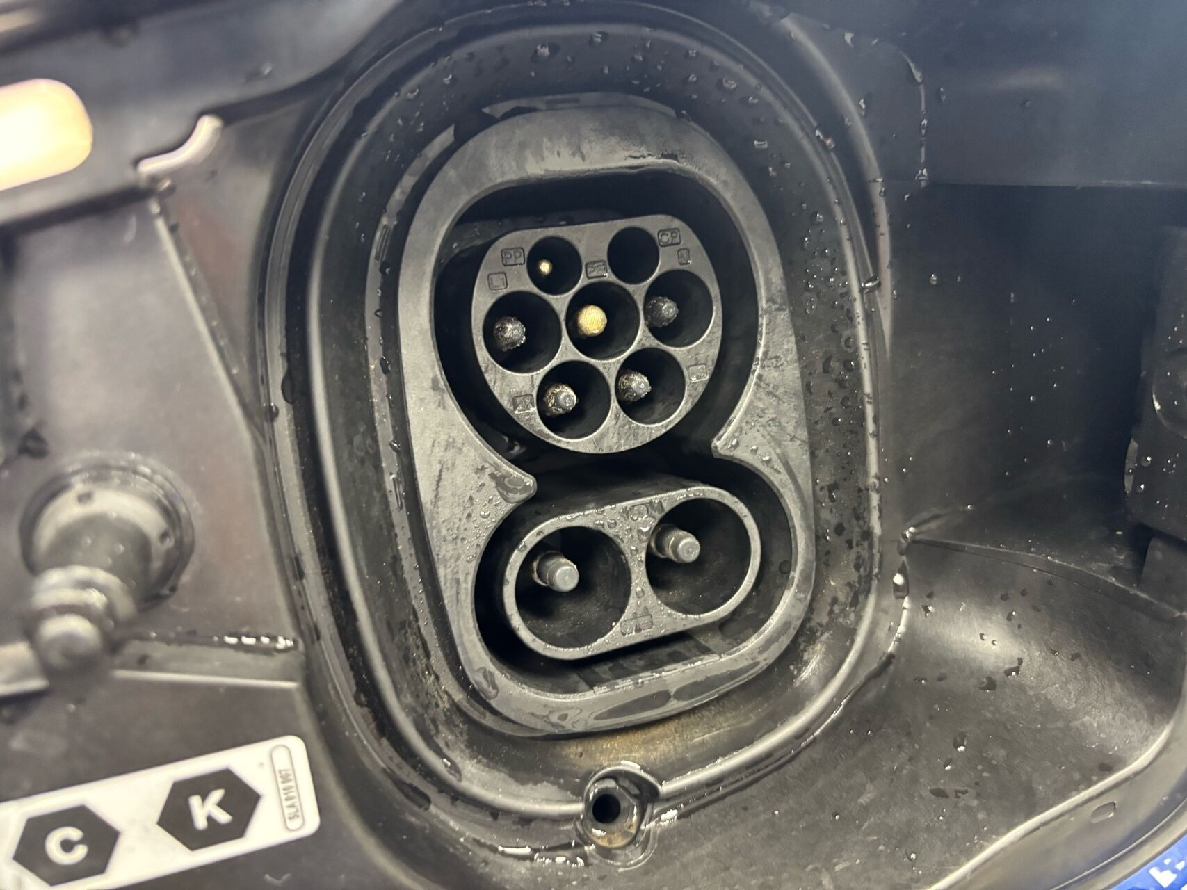 Blå Skoda Enyaq fra 2022