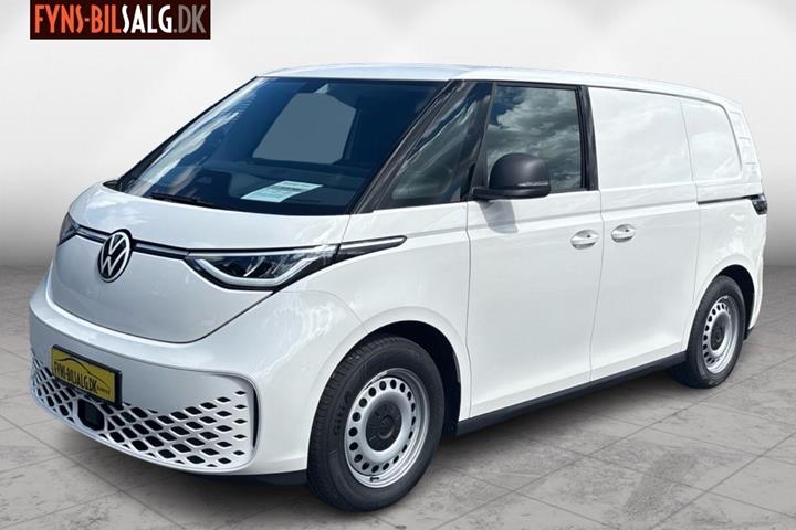 Hvid VW ID.Buzz Cargo fra 2026 set udefra
