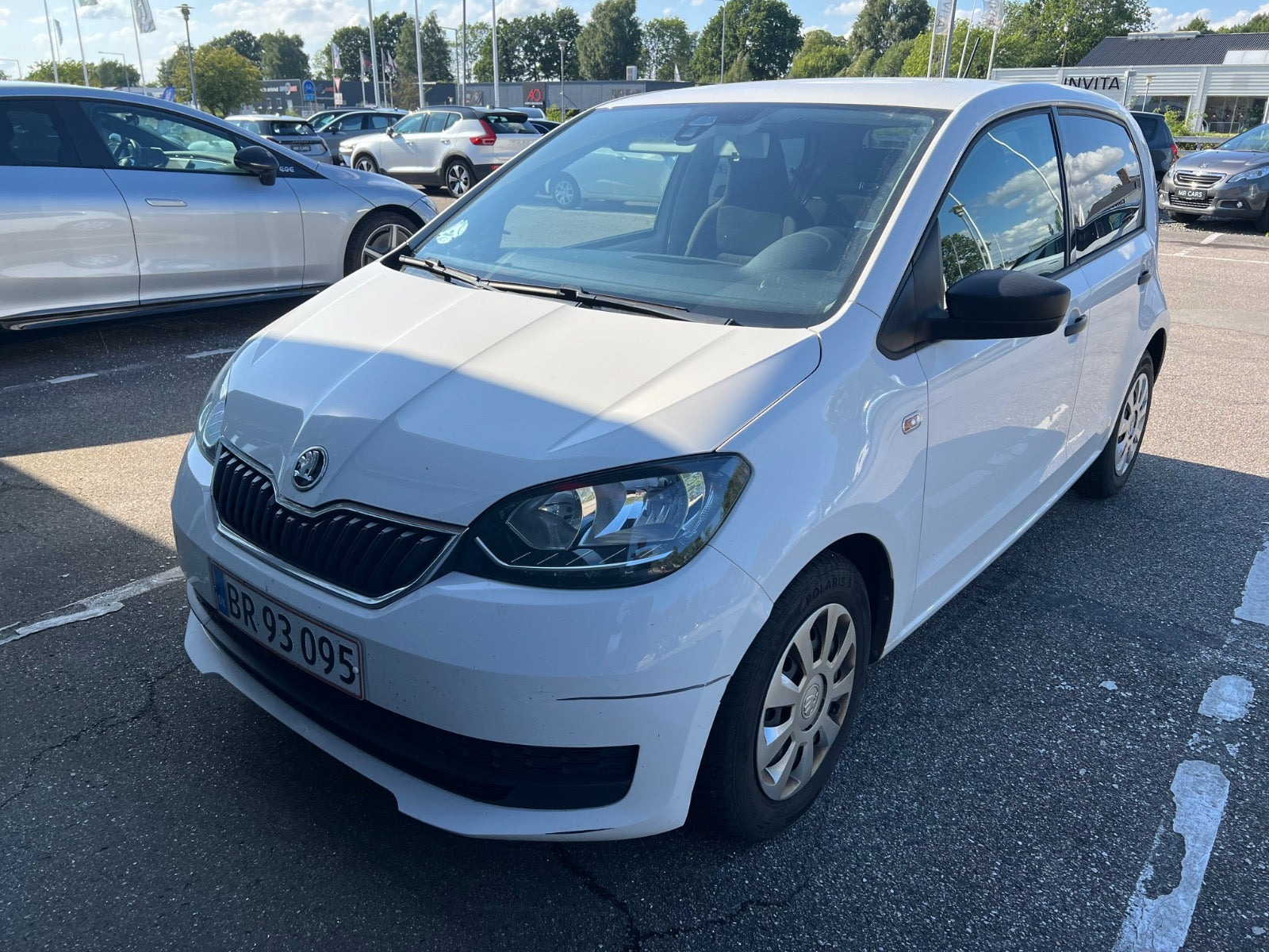 Grøn Skoda Citigo fra 2018