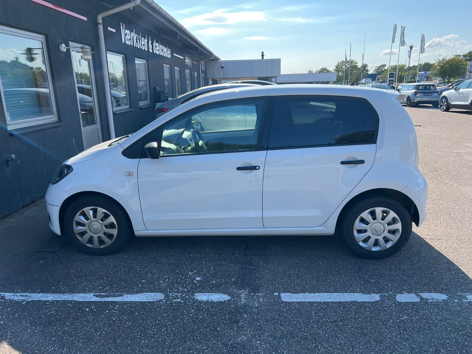 Grøn Skoda Citigo fra 2018