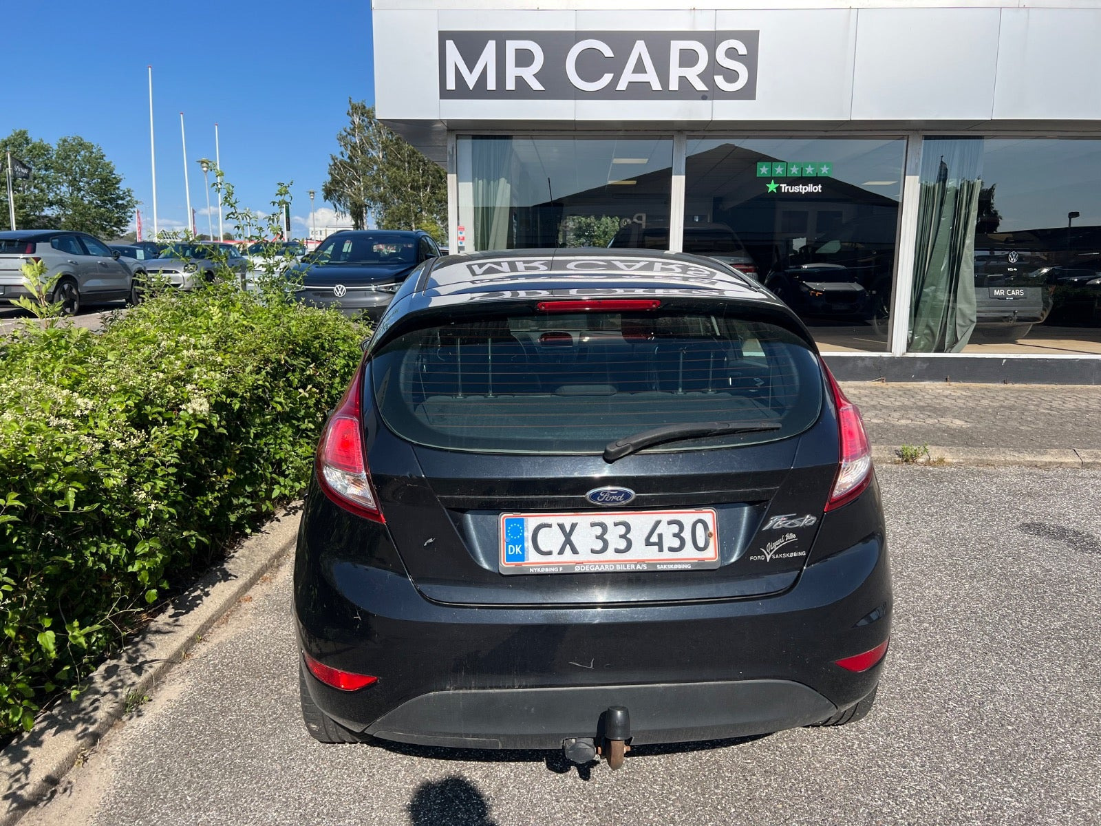 Grøn Ford Fiesta fra 2014