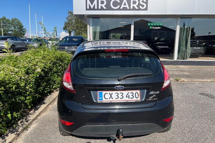 Grøn Ford Fiesta fra 2014