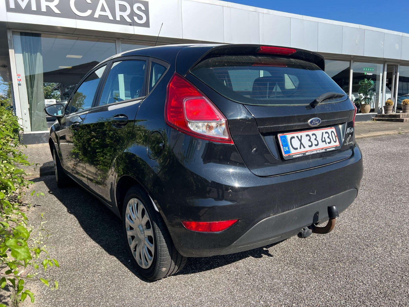 Grøn Ford Fiesta fra 2014